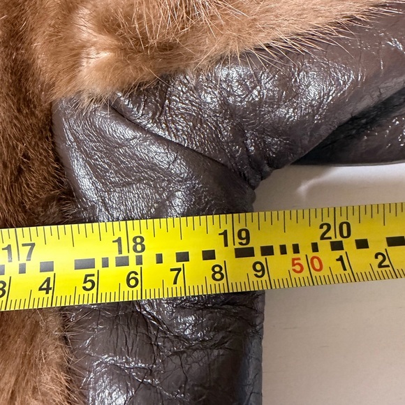 🤎 Vintage 60s/70s Mink & Leather Coat | Fields of Monroe | Luxe Heritage Fur 🤎 - Picture 12 of 14